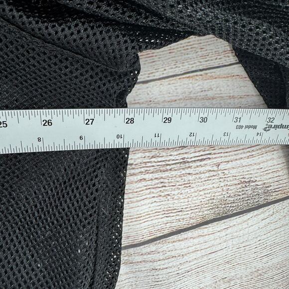 Black Brand Armored Motorcycle Jacket Mens 3XL Black Mesh Nylon Back Elbow - Picture 11 of 16